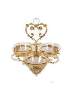 Менажница тройная