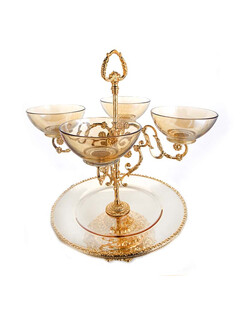 Менажница на ножке 4 секции