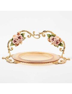 Блюдо с ручкой 22 см