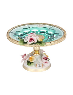 Блюдо круглое на ножке 22,5 см