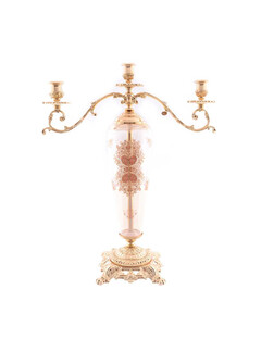 Подсвечник красно-желтый