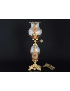 Лампа желто-красная