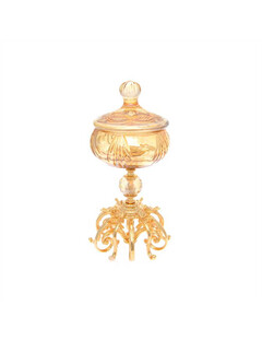 Конфетницас крышкой 13,5 см