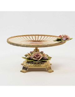 Блюдо на ножке 25 см