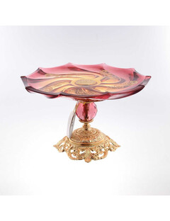 Блюдо на ножке 30 см