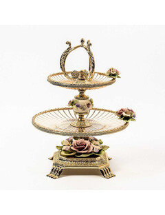 Горка двойная бежевая