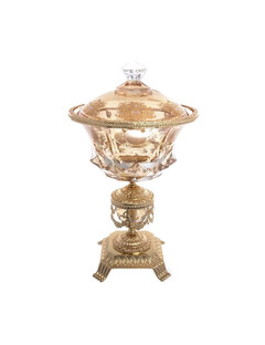 Конфетница с крышкой 21,5 см