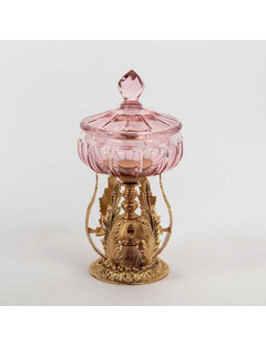 Конфетница с крышкой 13 см