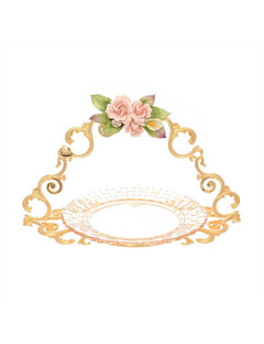 Конфетница с ручками 27 см