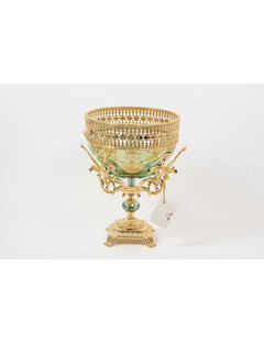 Фруктовница д.25 см, в.35 см на ножке