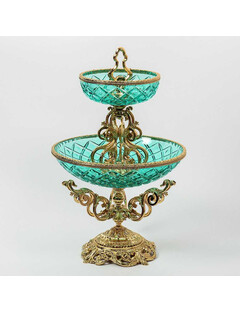 Горка двойная голубая