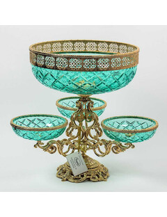 Горка 17/32 см голубая