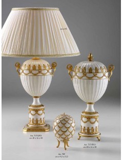 Настольная лампа и ваза filo oro