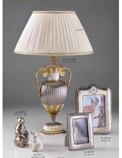 Настольная лампа foglia manici, фоторамка и статуэтки Orsetto